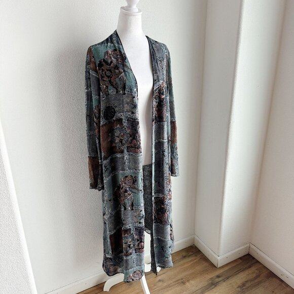 Y2K LIGHTWEIGHT SAFARI PRINT CARDIGAN‎ - Picture 5 of 7